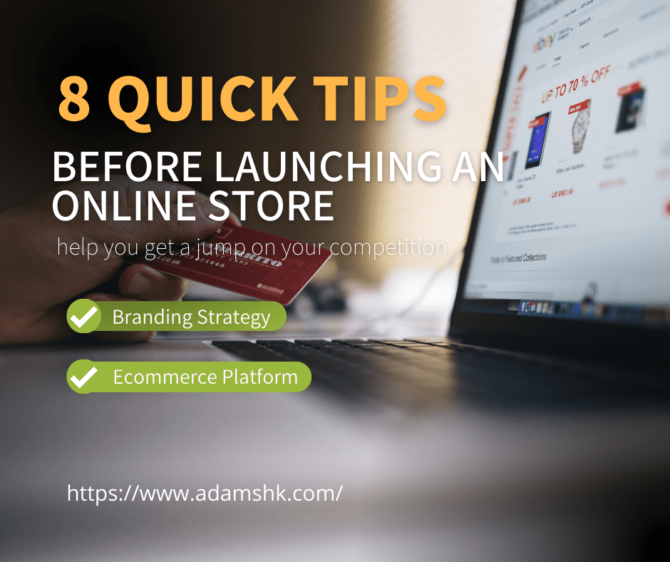 business news - 8 quick tips before Launching an Online Store