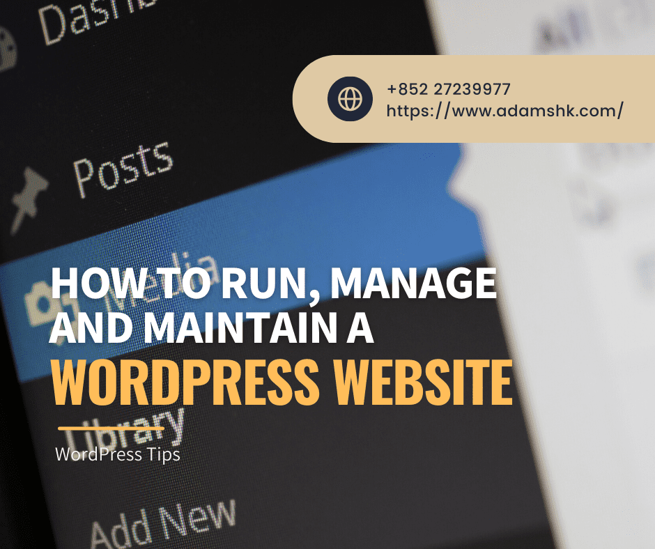 business news - WordPress Tips How to Run Manage and Maintain a WordPress Website